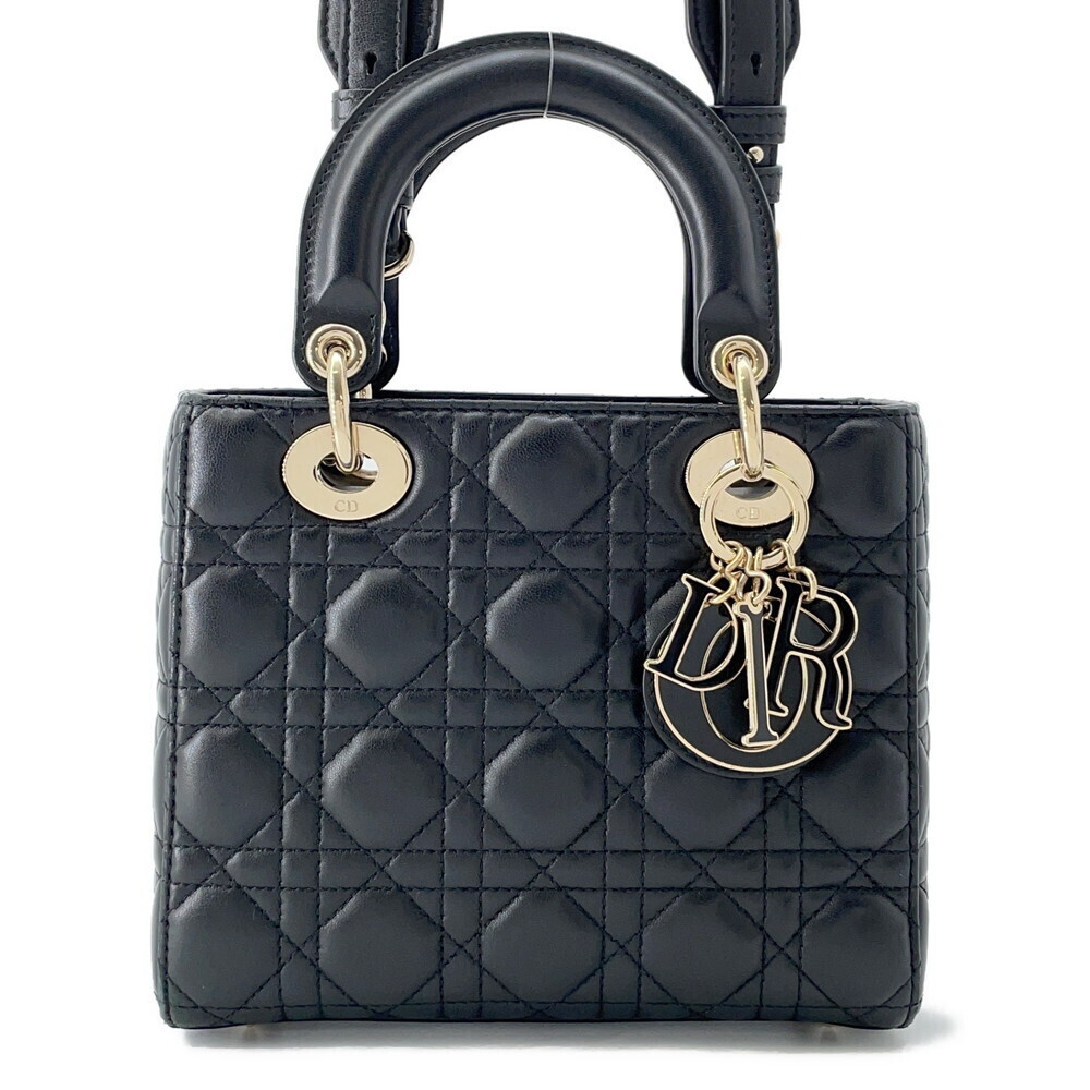 Christian Dior handbag My Lady Cannage bag shoulder black